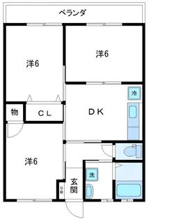 シルクハイツUDA【2階】の間取り