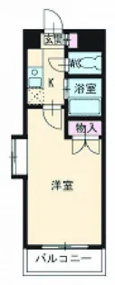 カーサ川並【3階】の間取り