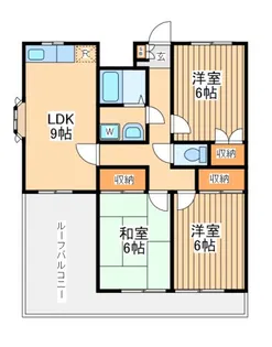 リバシティー【4階】の間取り
