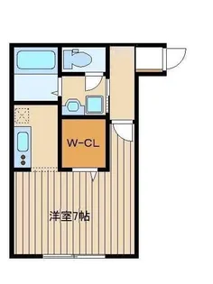 サンアクティブ【1階】の間取り