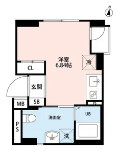 Petit maison住吉【2階】の間取り