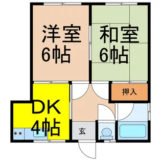 加茂アパート【1階】の間取り