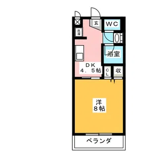 グラシアス【1階】の間取り