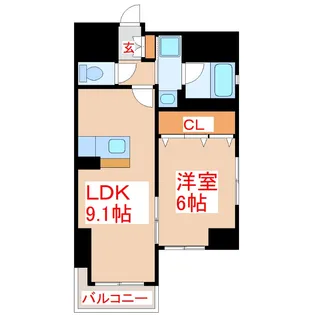 さくらヒルズ西千石【8階】の間取り