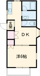 サンスクエアパート【2階】の間取り