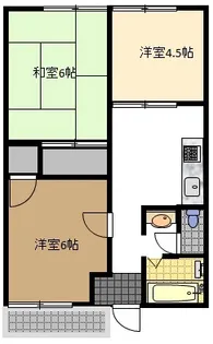 グレースヒルズ【1階】の間取り