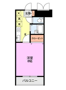 マロングリーン【2階】の間取り