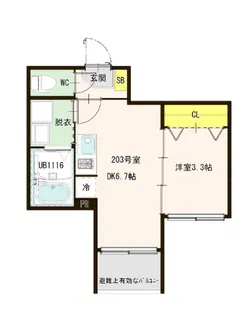 ハーモニーテラス堀切VII【2階】の間取り