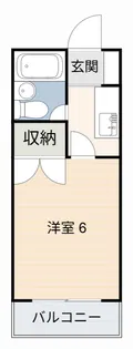 カーサソシアルA棟【2階】の間取り