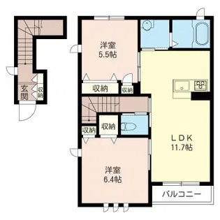 リラフォート【2階】の間取り