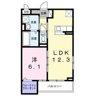 青葉丘北アパート(028771401)【2階】の間取り