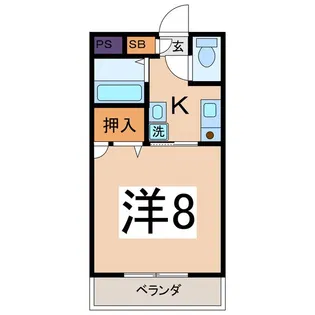 ワイズガーデン【2階】の間取り