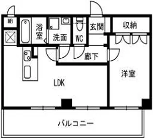 トレランス【3階】の間取り