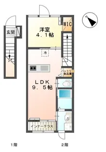ファブール【1階】の間取り