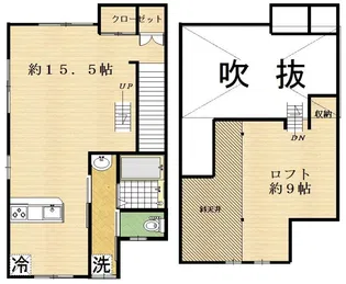 プロースト【2階】の間取り