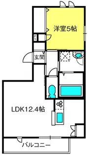 チェリーコートVI【3階】の間取り