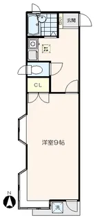 グレースあきつ【1階】の間取り