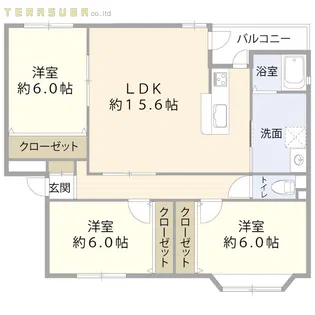 エミネンスパーク【3階】の間取り