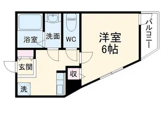Mark Duo狭山【2階】の間取り