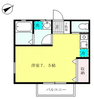 メゾン・ハピネス【1階】の間取り