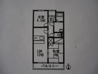 グランドール金井【1階】の間取り