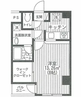 サンライズレジデンス【5階】の間取り