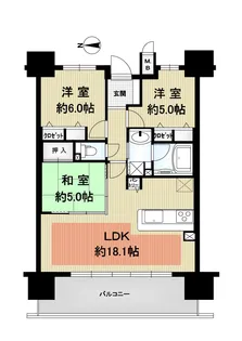 パデシオン京都大久保【7階】の間取り
