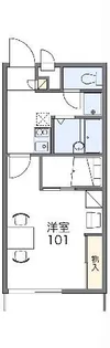 1Kの間取り画像