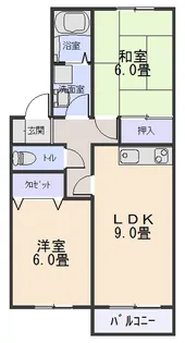 サイレントヒル【1階】の間取り
