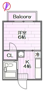 白山第一グリーンコーポ【1階】の間取り