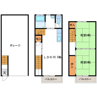 ファミリーコーポ館の内1の間取り