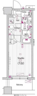 グランド・ガーラ横浜大口【7階】の間取り