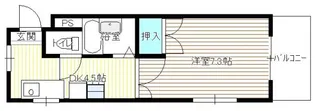 フローラル二瀬【2階】の間取り