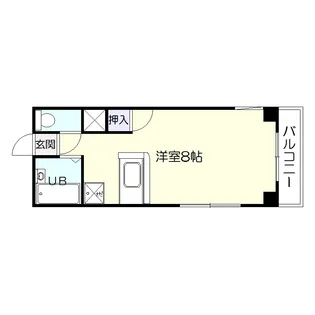 オークビラ上之園【3階】の間取り