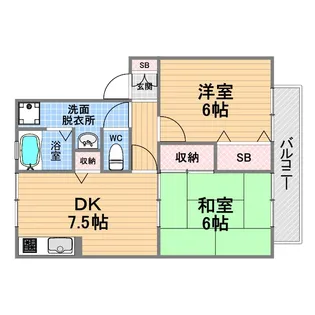 エトワールM【2階】の間取り
