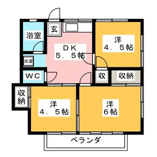 YSコーポ【2階】の間取り