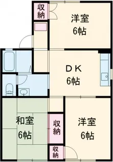 メゾン・エスポワール【1階】の間取り