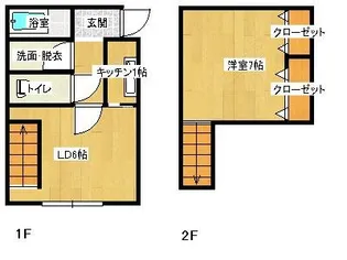 サニーコート乙戸南E棟【1階】の間取り