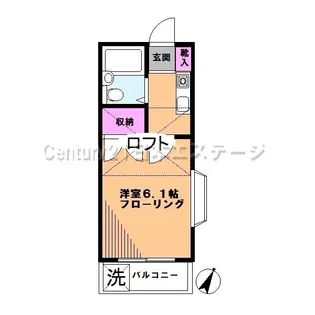 メゾン・ド・アミ【2階】の間取り