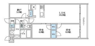 S-RESIDENCE富士見ヶ丘afford【1階】の間取り