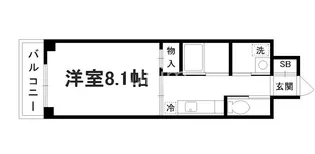クレールイトーケン【1階】の間取り