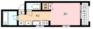 LBLD鴨池【4階】の間取り