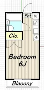 パークハイツ中島2【1階】の間取り