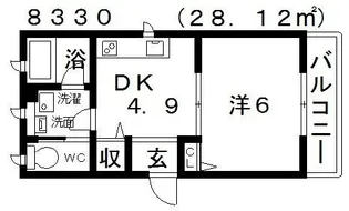 Bellus(ベッルス)【2階】の間取り