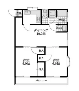 みどりはいつ【2階】の間取り