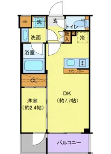 シーフォルム東新宿II【4階】の間取り