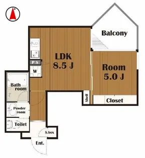 大阪府大阪市北区天満2【マンション】の間取り