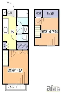 グランドールアベニュ【2階】の間取り