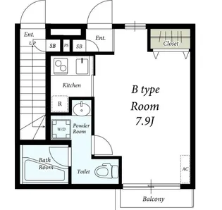 リブリ・Mファースト【1階】の間取り