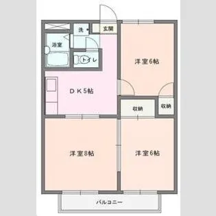 アルカディア湘南【3階】の間取り